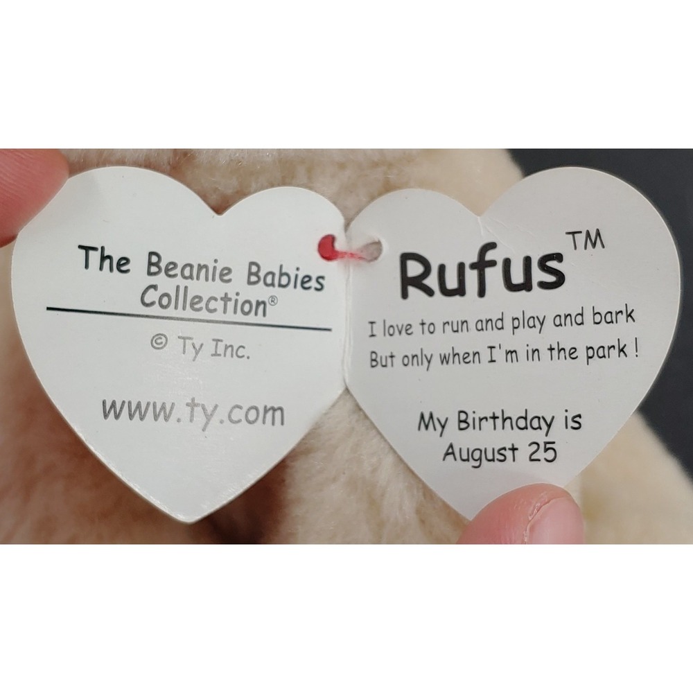 Ty Beanie Boos Rufus The Pug And Portia The Frenchie 6" Plush Lot Of 2 - Picture 7 of 11